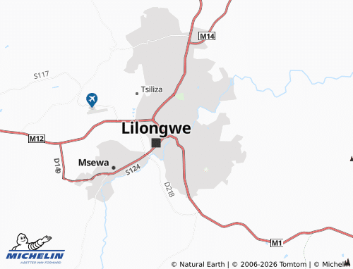 MICHELIN Bwalolanjobvu map - ViaMichelin
