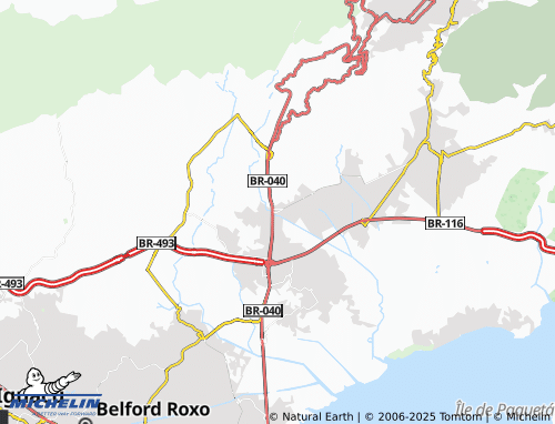 MICHELIN Chácaras Arcampo map - ViaMichelin