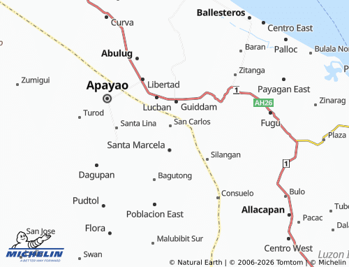 MICHELIN Panay map - ViaMichelin