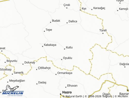 MICHELIN Kutlu map - ViaMichelin