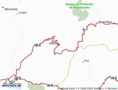MICHELIN Llama map - ViaMichelin