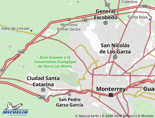Mappa MICHELIN Hacienda Mitras Segundo Sector - ViaMichelin