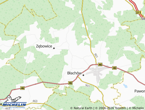 MICHELIN Szemrowice map - ViaMichelin
