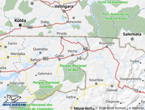 MICHELIN Pitche map - ViaMichelin