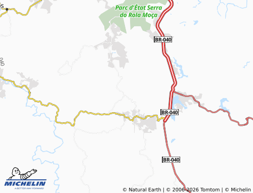 Mapa MICHELIN Piedade do Paraopeba - ViaMichelin