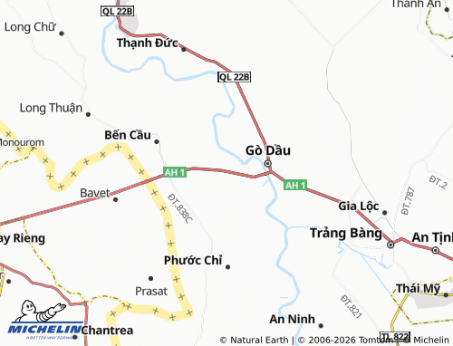 Mapa MICHELIN An Thạnh - ViaMichelin
