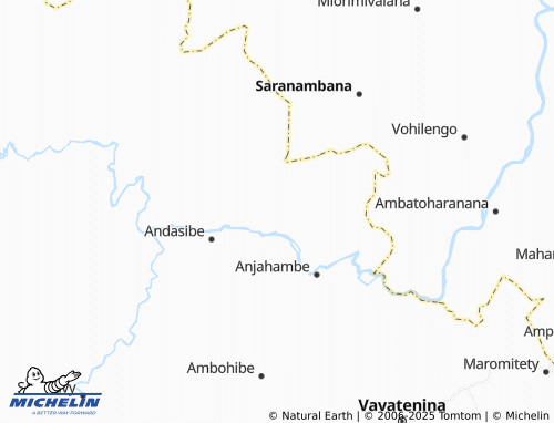 MICHELIN Ambatoharanana map - ViaMichelin