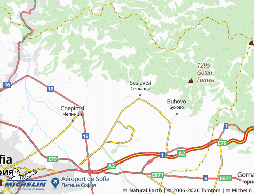 Mappa MICHELIN Kremikovtsi - ViaMichelin