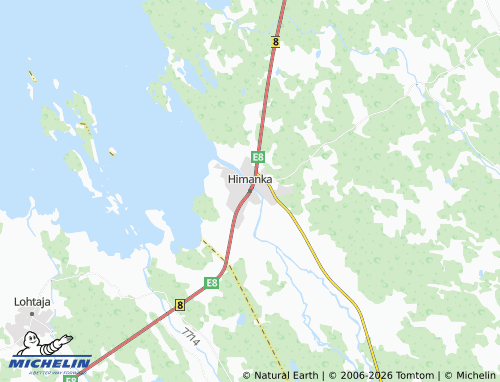 Carte MICHELIN Himanka - ViaMichelin