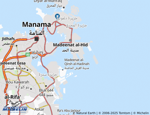 MICHELIN-Landkarte Bluk 128 - ViaMichelin