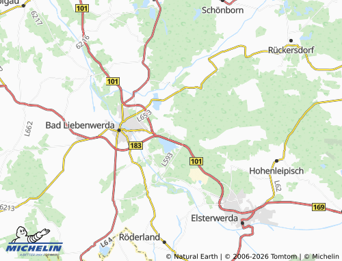 MICHELIN Dobra map - ViaMichelin