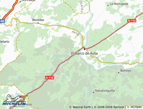 MICHELIN La Carrera map - ViaMichelin