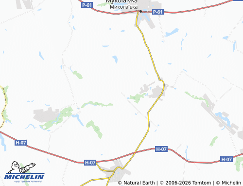 MICHELIN Lutsykivka map - ViaMichelin