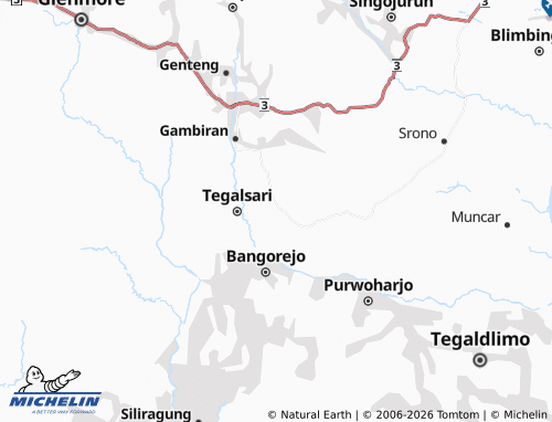 MICHELIN Wringin Agung map - ViaMichelin