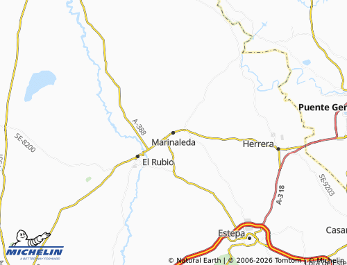 MICHELIN Marinaleda map - ViaMichelin