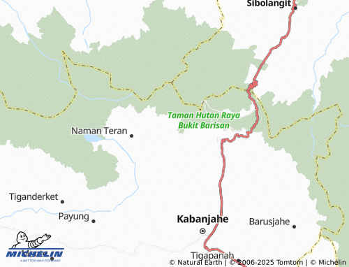MICHELIN Ujung Teran map - ViaMichelin
