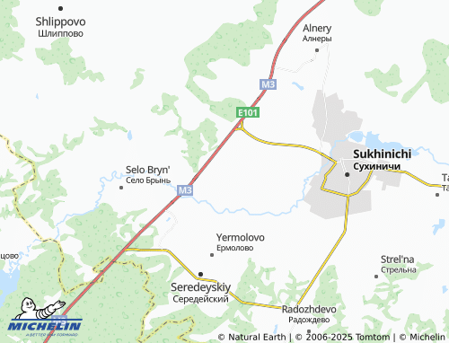 MICHELIN Pishchalovo map - ViaMichelin