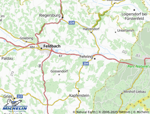 MICHELIN-Landkarte Pertlstein - ViaMichelin