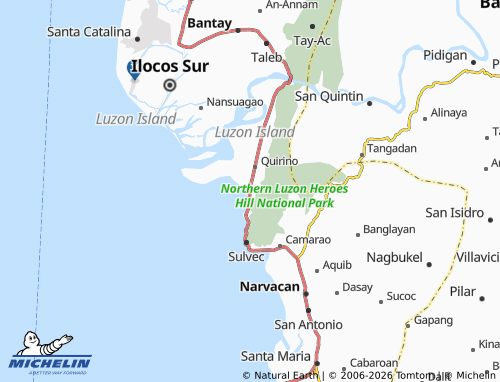 MICHELIN Santa map - ViaMichelin