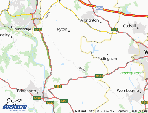 MICHELIN Ackleton map - ViaMichelin