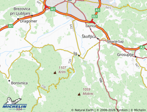 Mapa MICHELIN Staje - ViaMichelin
