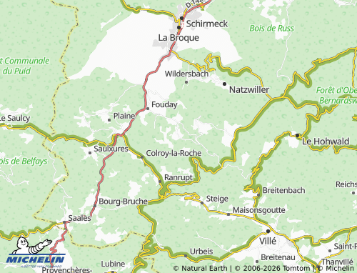 Mapa MICHELIN Bellefosse - ViaMichelin