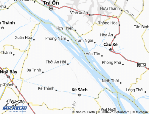 MICHELIN An Lạc Tây map - ViaMichelin