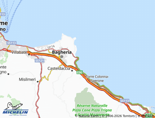 MICHELIN Solanto map - ViaMichelin