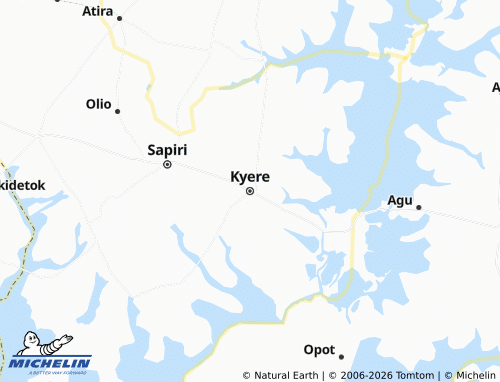 MICHELIN-Landkarte Kyere - ViaMichelin