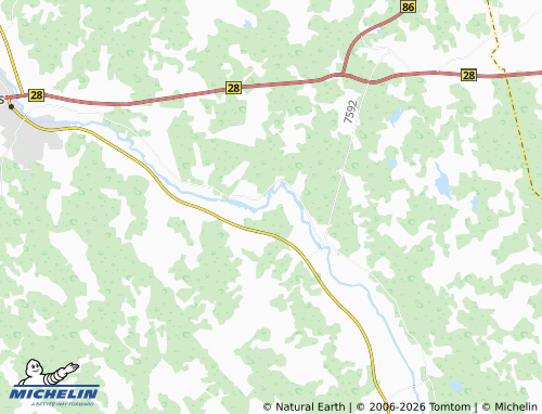 MICHELIN Polvikoski map - ViaMichelin