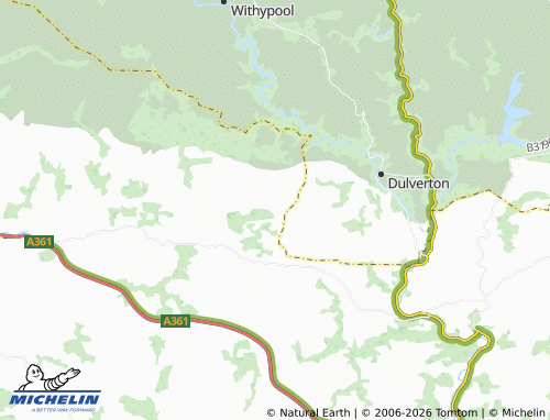Mappa MICHELIN East Anstey - ViaMichelin