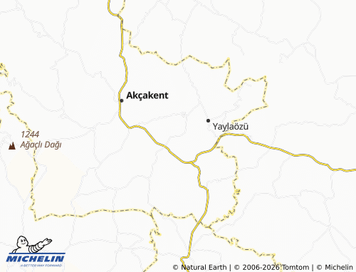 MICHELIN Yeşildere map - ViaMichelin