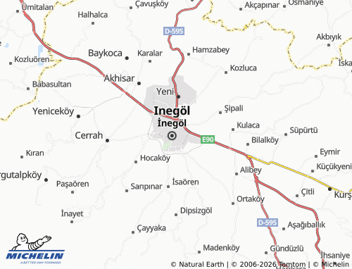 Mappa MICHELIN Yenice - ViaMichelin