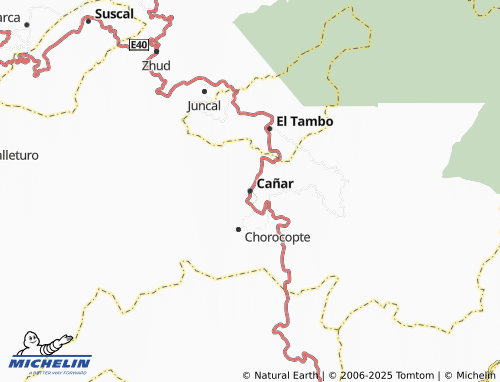 Mappa MICHELIN Cañar - ViaMichelin