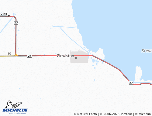 Mapa MICHELIN Clewiston - ViaMichelin