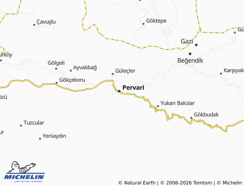 Mapa MICHELIN Şakiran - ViaMichelin