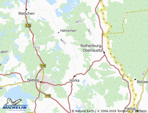 MICHELIN Uhsmannsdorf map - ViaMichelin