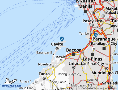 MICHELIN Barangay 45-A map - ViaMichelin