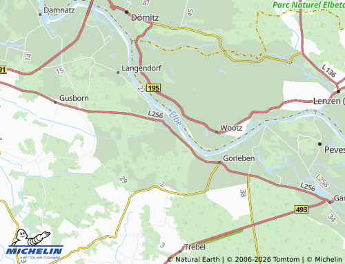 MICHELIN Laase map - ViaMichelin