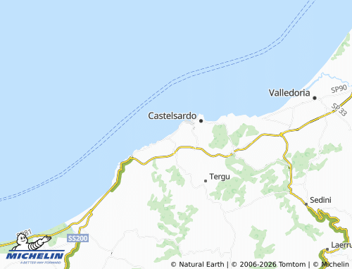 Carte MICHELIN Lu Bagnu - ViaMichelin