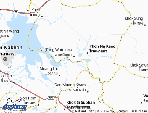 MICHELIN Na Tong Watthana map - ViaMichelin