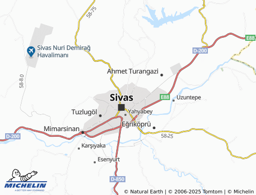 Mapa MICHELIN Alibaba - ViaMichelin