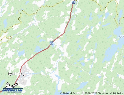 Mappa MICHELIN Långaryd - ViaMichelin