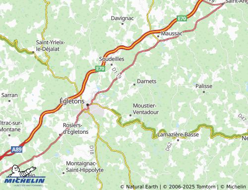 MICHELIN-Landkarte Le Mas - ViaMichelin