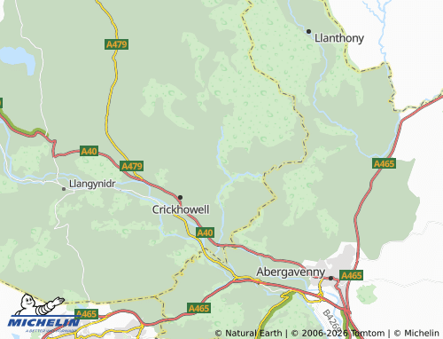 Mappa MICHELIN Llanbedr - ViaMichelin