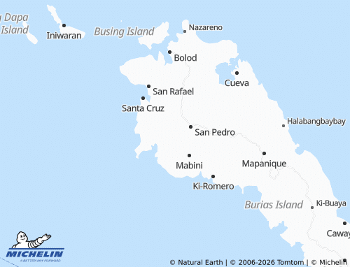 MICHELIN Mabuhay map - ViaMichelin