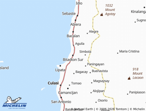 MICHELIN Bitadton Sur map - ViaMichelin