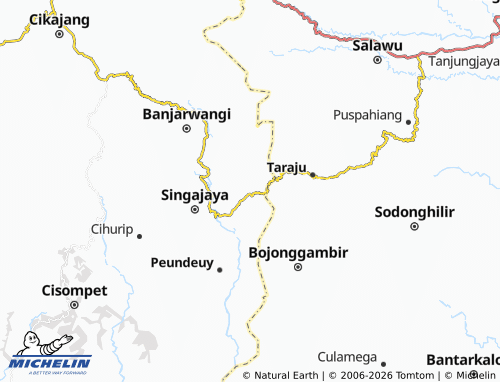 MICHELIN-Landkarte Sukawangi - ViaMichelin