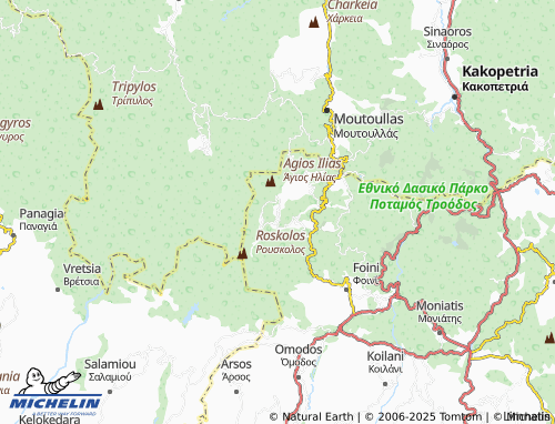 MICHELIN Treis Elies map - ViaMichelin