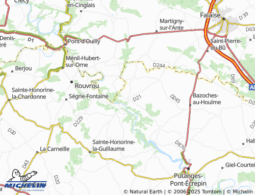MICHELIN Ménil-Hermei map - ViaMichelin
